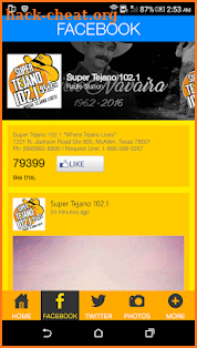 Super Tejano 102.1 screenshot