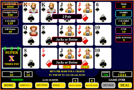 Super Times Pay Poker screenshot