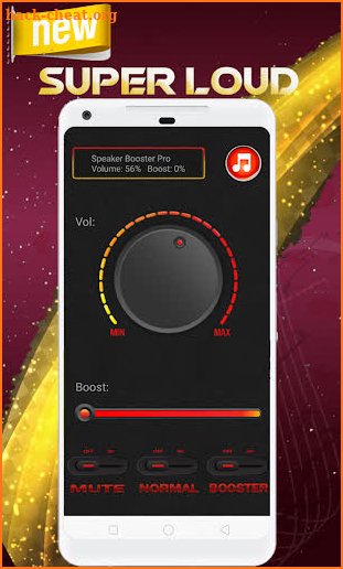 Super Volume booster ,sound booster & bass booster screenshot