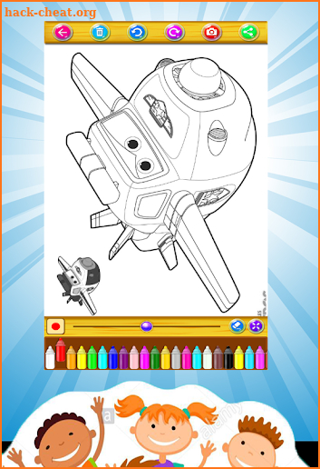 super wingss coloring book (with animals) screenshot