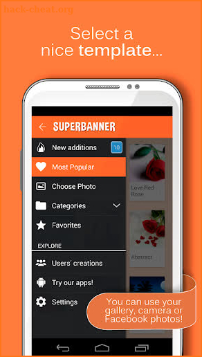 SuperBanner Full screenshot