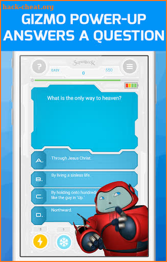 Superbook Bible Trivia Game screenshot