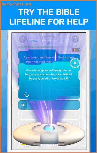 Superbook Bible Trivia Game screenshot