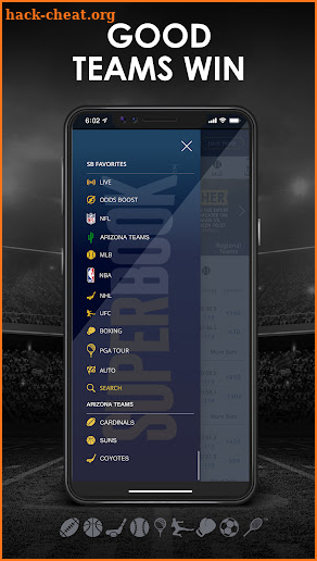 SuperBook Sports AZ screenshot