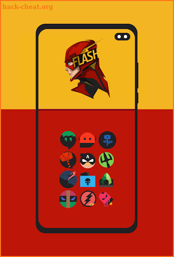 Supercons Dark - The Superhero Icon Pack screenshot