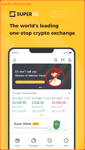 SuperEx: Buy Bitcoin & Crypto screenshot