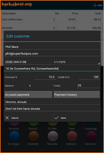 SuperFastPoS Point of Sale POS screenshot