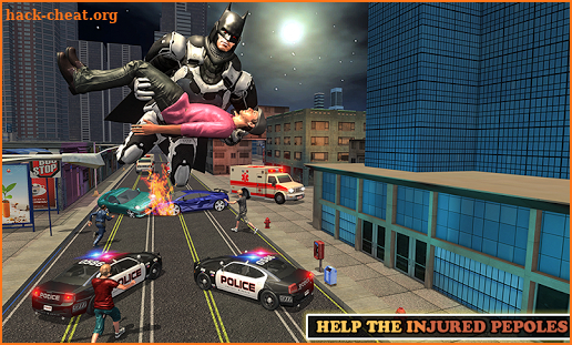 Superhero Bat Robot Flying Bat Hero Rescue Mission screenshot