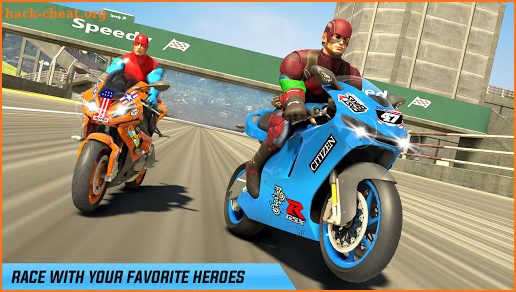 Superhero Bike Racing GT Stunt screenshot