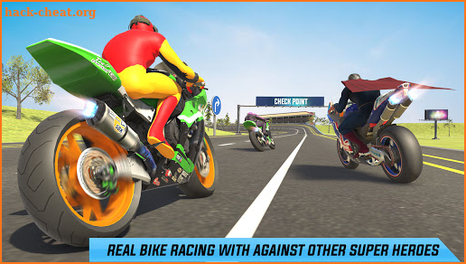 Superhero Bike Racing GT Stunt screenshot