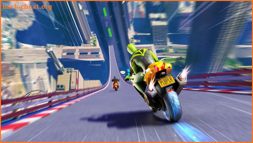 Superhero Bike Stunt GT Racing - Mega Ramp Games screenshot