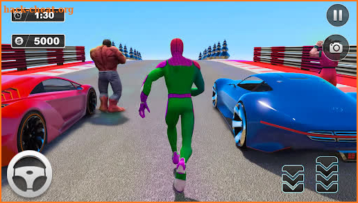 Superhero Car Race: Car Games screenshot