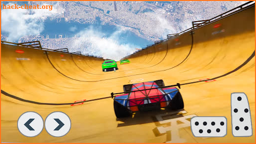 Superhero Car Stunts Racing screenshot