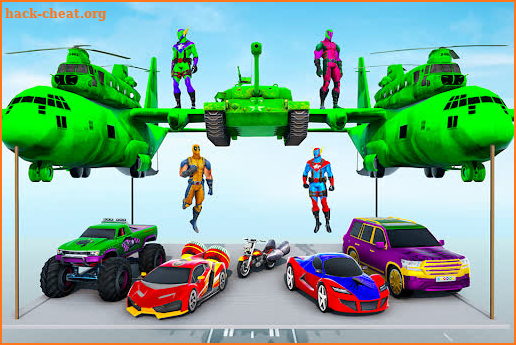 Superhero Car Transport Truck screenshot