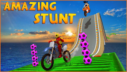 SuperHero Cheeky bike racing screenshot