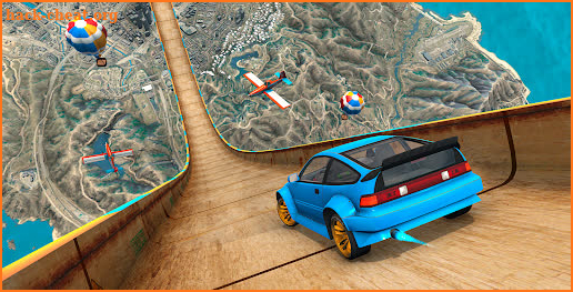 Superhero Crazy Car Stunt Mega Ramp Car GT Racing screenshot