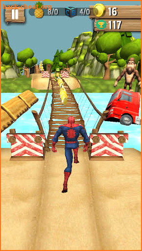 SuperHero Escape Run : Run Of Spider Boy screenshot