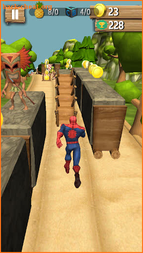 SuperHero Escape Run : Run Of Spider Boy screenshot