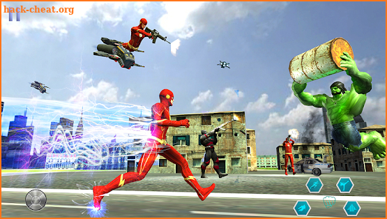 Superhero Flash Hero:flash speed hero- flash games screenshot