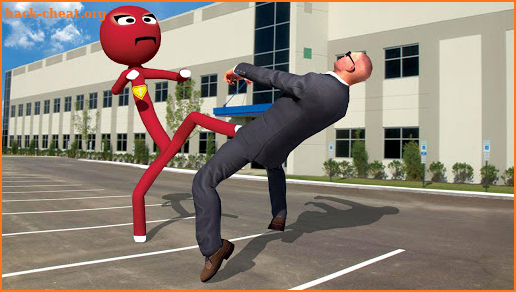 Superhero flash stickman fighting vs gangsters screenshot