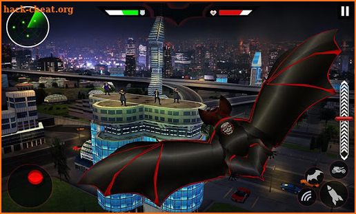 Superhero Flying Robot Bat Hero Bike Robot Games screenshot