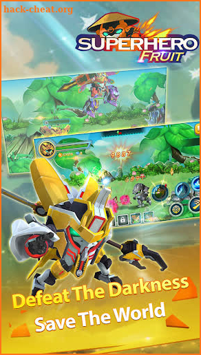 Superhero Fruit Premium: Robot Wars Future Battles screenshot