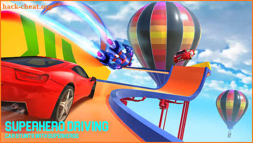 Superhero GT Car Stunt Racing: Mega Ramp Top Games screenshot