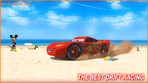 Superhero Hill Climb Legend Racing: Lightning Car screenshot