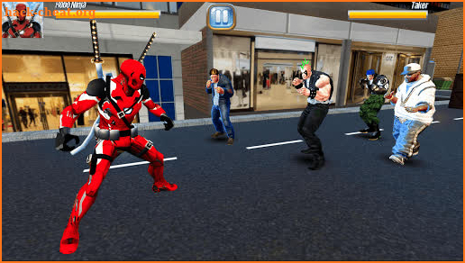 Superhero Iron Ninja Battle: City Rescue Fight Sim screenshot