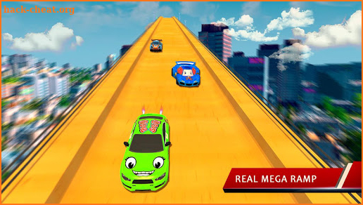 Superhero Mega Ramp Car Rider Stunts screenshot