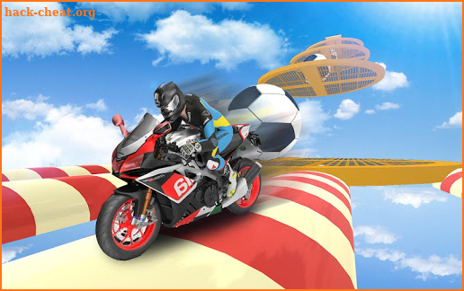 Superhero Mega Ramp Moto Rider: 3D GT Auto Stunts screenshot