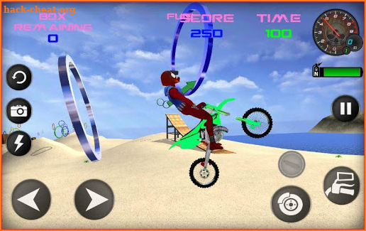 SuperHero Moto jump screenshot