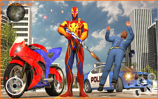 Superhero Open World Games: Miami Rope Hero screenshot