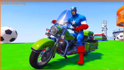 Superhero Police Bike Stunt: Free Kids Racing Game screenshot