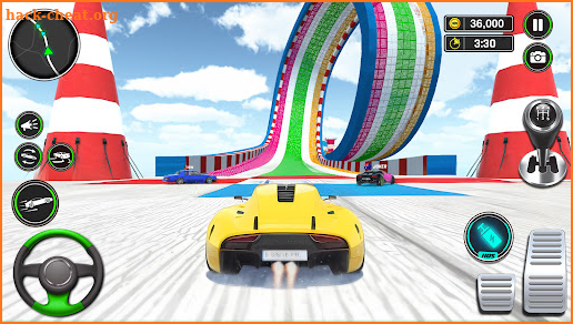 Superhero Ramp Stunt Challenge screenshot