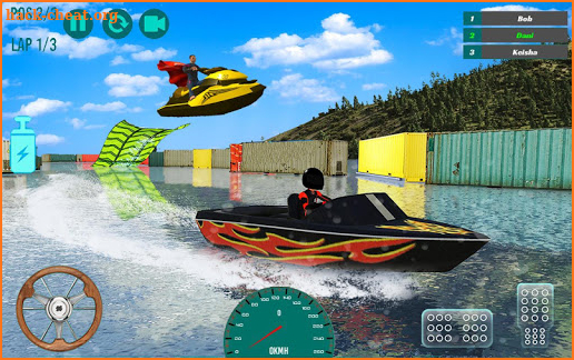 Superhero Speed Boat Racing: 3D Mega Ramp Stunts screenshot