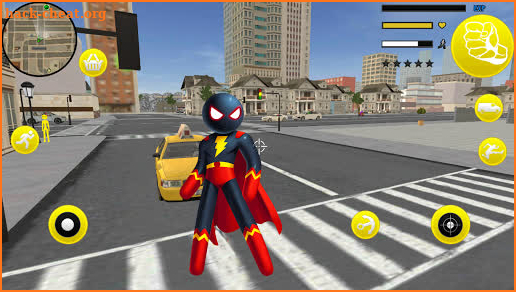 Superhero Stickman Rope Hero Gangstar Crime Mafia screenshot