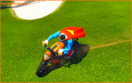 Superhero Tricky Bike Race screenshot