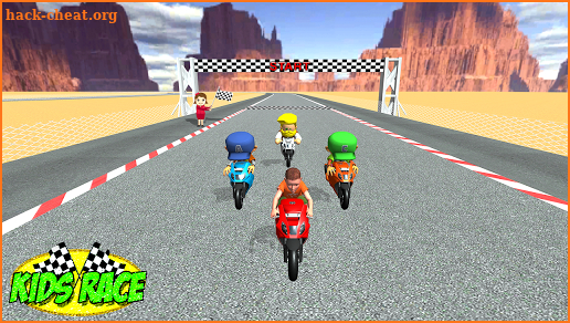 Superhero Tricky Bike Stunt Racing Games Kids Game screenshot