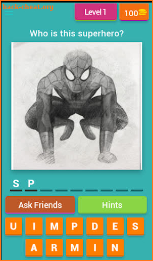 Superhero Trivia screenshot