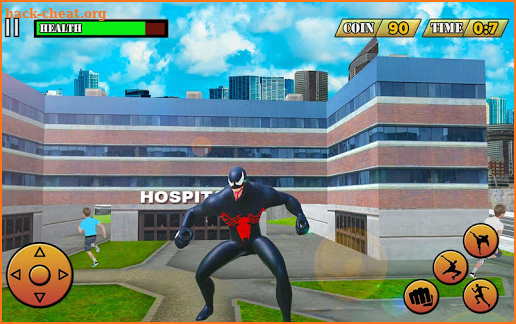 Superhero Venom City Rescue : Black Hero screenshot