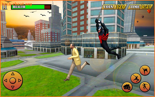 Superhero Venom City Rescue : Black Hero screenshot