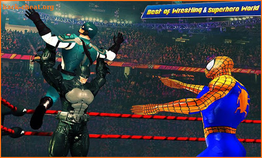 Superhero Wrestling Tag Team Ring Fighting Arena screenshot