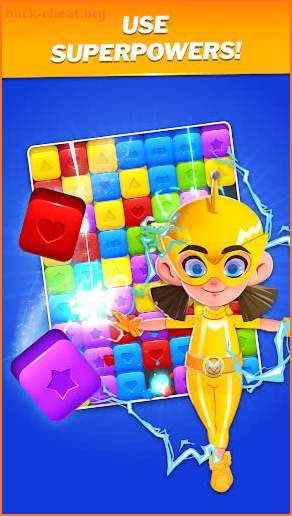 SuperHeroes Blast: A Family Match3 Puzzle screenshot