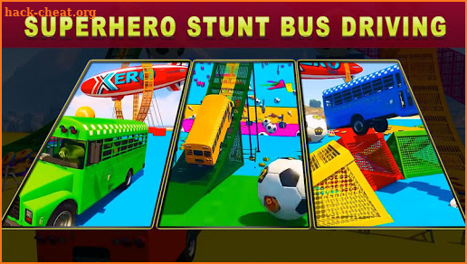 Superheroes Bus Racing Game screenshot