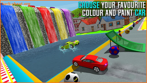 Superheroes lush Cars Waterfall Stunts screenshot