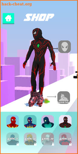 SuperHeroes Skates: Sky Roller screenshot