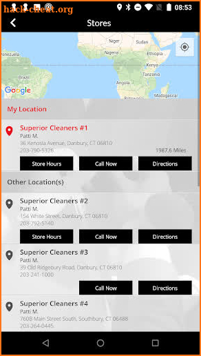 Superior Cleaners & Tailors screenshot