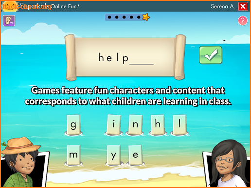 Superkids Online Fun screenshot