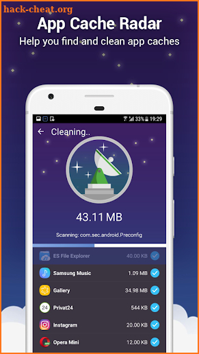 Superlight Phone Booster & Junk File Cleaner screenshot